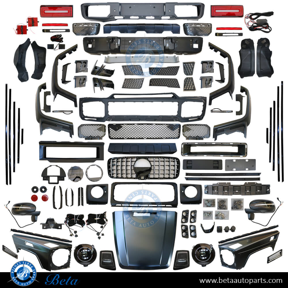Body Kit Upgrade to 2018 BBS look with Hood and Fenders for Mercedes G-Class W463 1992-2017 models Body Kit Upgrade to 2018 BBS look with Hood and Fenders for Mercedes G-Class W463 1992-2017 models
